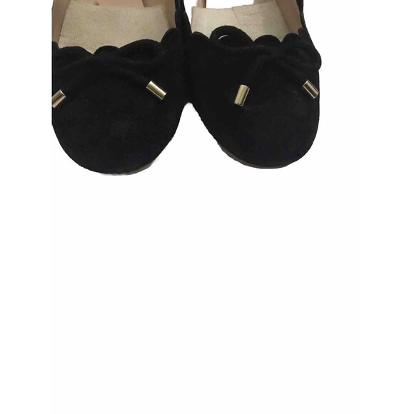 Kate Spade Black Kid Suede Pump/ Shoes Size 6M Black Color - Picture 6 of 13